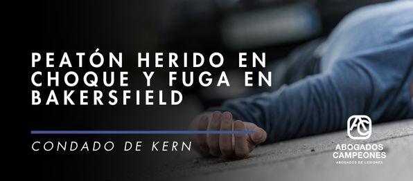 choque y fuga en Bakersfield