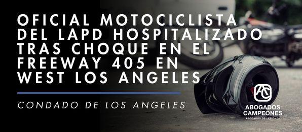 choque en el Freeway 405