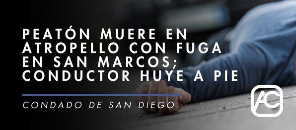 Atropello con Fuga en San Marcos